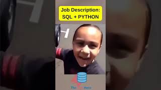 I bet you know this feeling 😂 #data #jobdescription #funny #python #sql #new #dataengineering