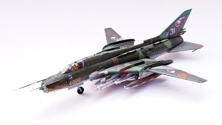 捷克装配匠！JCwings SU-22M4战斗轰炸机合金成品模型测评