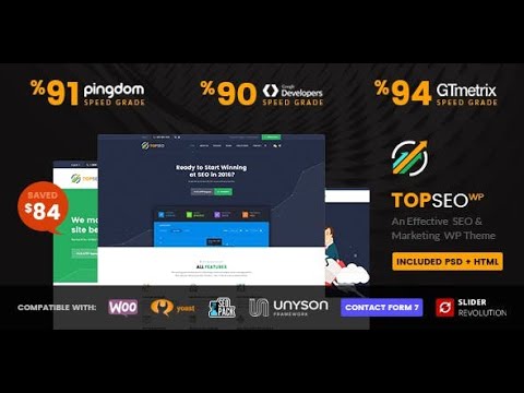 TopSEO - SEO, Digital Marketing WordPress Theme Install & Demo import