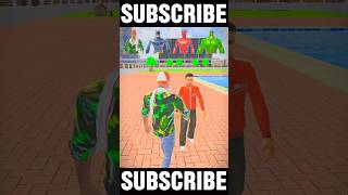 All Characters Punch Challenge 🤩 Indian Theft Auto Simulator 💥 #indiantheftauto #shorts