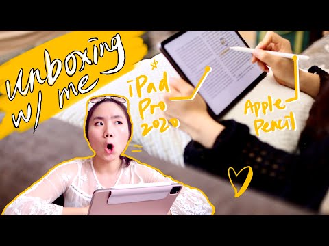 Unboxing my new ~iPad Pro 2020+Apple Pencil 2nd Gen~