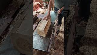 Wood surface finishing - mechanization to improve efficiency