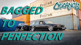 The Ultimate Stance Build: Bagged M5 Tows Bagged 2002 on a bagged trailer!!!!