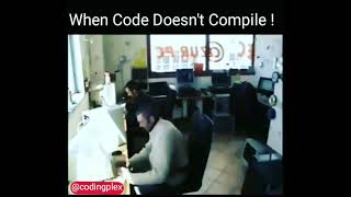 #5 When Code Doesn't Compile ! | Coding Memes | Funny Video 😂 | #short #funny #funnymemes #shorts