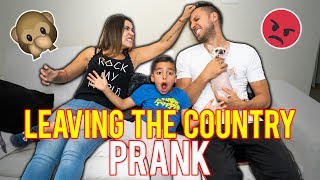 Leaving The Country Prank! My Boyfriend CRIED!!! | The Royalty Family