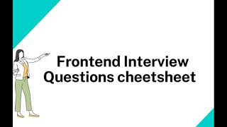 #javascript #frontend #ui Frontend Interview Questions | UI developer Interview questions 3+ years
