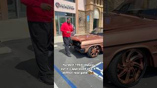 Hardest 1964 Impala out it’s appraised at 2.4 million rose gold 😳🔥