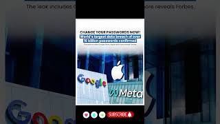 CHANGE YOUR PASSWORDS NOW! World's LARGEST Data Breach Confirmed #shorts