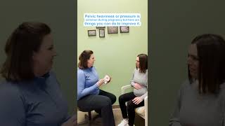 Pelvic heaviness or pressure is common during pregnancy but here are things you can do to improve it