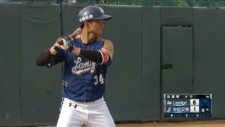 20180715 二軍 LM@中信兄弟 林知譽打擊與守備
