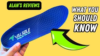My Review of VALSOLE Orthotic Insoles for Plantar Fasciitis - 220+ lbs Support, High Arch, Flat Feet