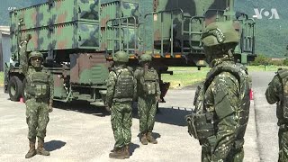 台湾展示自制天弓3型防空导弹以对应中国导弹威胁