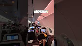 Hack for 6 hours long flight in Economy #travel #couple #flight #economy #shorts #ashortaday
