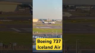 ICELAND AIR Boeing 737 landed at Heathrow Airport #london #uk #icelandair #iceland #boeing737