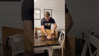 Meyers Makes Canada steel pipe shelve installation. #diy #steelpipe #etsyseller #etsy #diytips