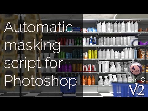 Auto creating Layer Masks in Photoshop tutorial and free script