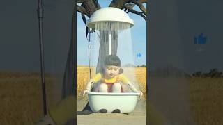 squid game ai mentality take a shower #squidgame #squidgame2 #ai #shorts