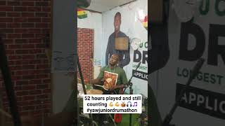 52 hours out of 160 hours played #guinnessworldrecords #charapraise #music