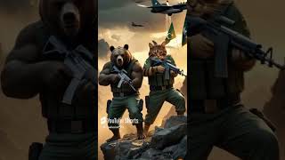 "Pak Army Cat & Bear Fire at Indian Jet! 💥 | Epic 8K Military Action | Animal Soldiers AttackPakArmy