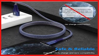 Great product -  wabklove iPhone Charger Cable,MFi Certified Lightning Cable 2Pack 3FT Durable Light