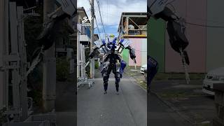 These Japanese engineers built an exoskeleton suit straight out sci-fi! 🤖 #skeleton #japan #tech
