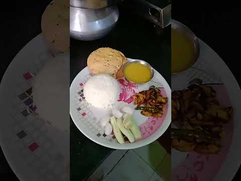 #today dish#youtubeshorts #shorts #simple thali#aloo ka bujiya