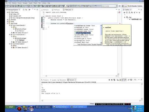 Java - Tutorial episode 3 - Scanner and random