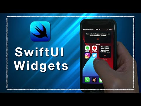 Create A Simple SwiftUI Widget