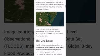 NASA beyond the earth algorithm challenge #NASA #competitions