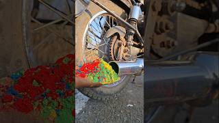 Pov = Holi bullet Bike 😃😃 #shorts #fun #viralshort