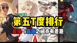 【第五人格3637】史上最大的版本变动，最新的赛季末求生T度排行 #第五人格 #游戏 #identityⅴ
