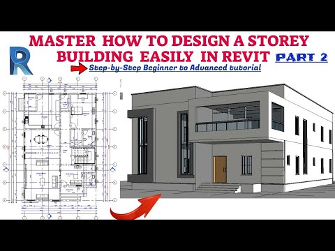 How to Design a story Building in Revit - Like a pro ||Beginners & Pros Step by Step Guide (PART 2)