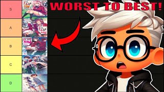 Classroom of the Elite Light Novel Volume Tierlist