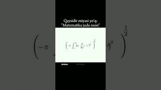 Bu integralning nomi nima? #geometriya #matematika #studymotivation
