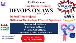 DevOps on AWS | Creating ec2 instance | Putty and Puttygen | Creating NAT Gateway | SUBNET