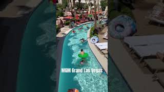 Las Vegas Strip MGM Grand Resort Las Vegas #lasvegas #mgmgrand #pool #lazyriver #travel  #nightclub