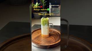 Mango Matcha Cream Latte 🥭☁️ | 3 Layer Viral Summer Drink! #aichef #food #mangotreat