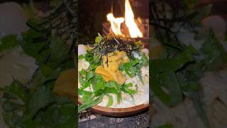 夏だ！冷やしウニクリームパスタ！【キャンプ飯】