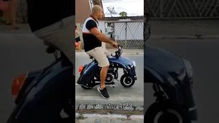 This Power Bike Looks Like a Trailer! 😲🤣 #shorts PowerBike #FunnyReactions