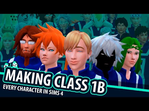Making every MHA 1B Character in the Sims 4