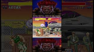 Akuma easily overpowered Guile!