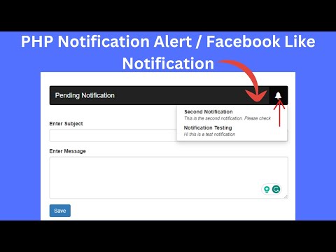 PHP notification alert when new record is inserted