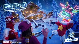 🔴LIVE! - FORTNITE *WINTERFEST*  PLAYING WITH SUBS #Fortnitelive