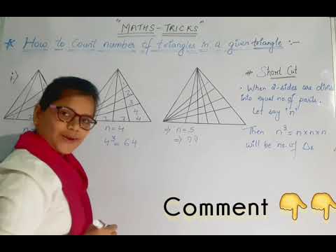 How to Count triangles? Triangle series #VEDICMATHS #SSC #CSAT #Trick #Geometry #RRBGROUPD #SSCMATHS