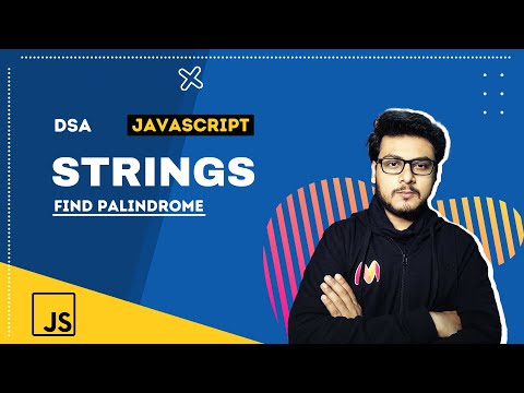 Q3 Count Palindromes in string | String Questions | DSA in Javascript 🔥