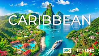 WONDERS OF CARIBBEAN | Most Beautiful Islands in The Caribbean 🌍 Travel Video 8K