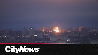 Russian strikes kill 13 in Kyiv and injures dozens more