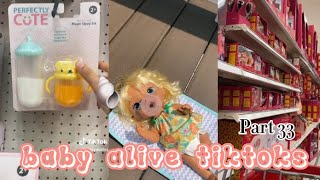 aesthetic baby alive tiktoks! (100% NOT MINE) part 33 🐚🪸 requested by @BabyAliveFuntimes