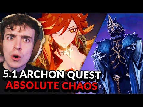 GENSHIN'S MOST INSANE ARCHON QUEST! Natlan 5.1 Archon Quest Act 3 & 4 FULL REACTION | Genshin Impact