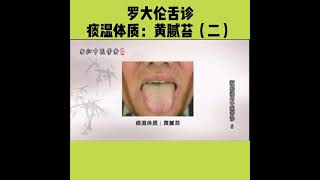 痰湿体质：黄腻苔（二）